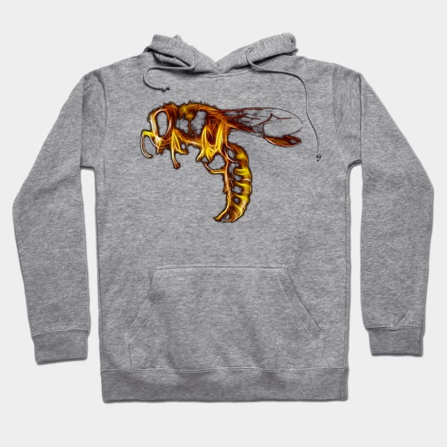 Bee Gold Hoodie by NerdsbyLeo